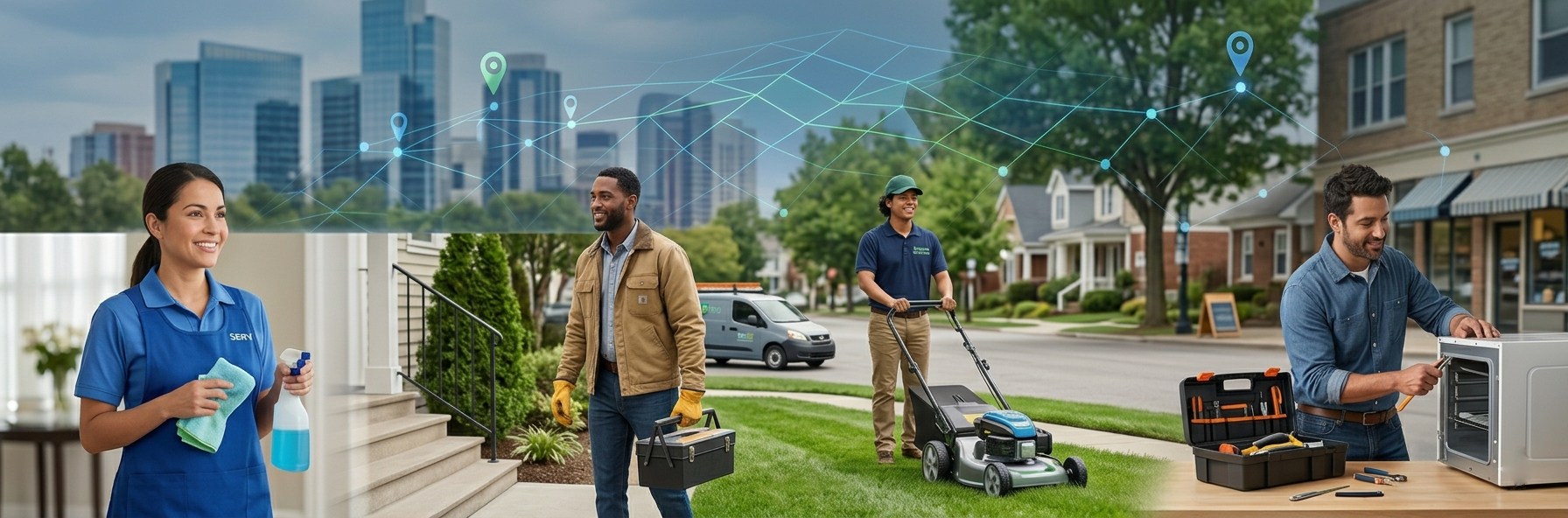 ServiSpot local service providers in Steinbach, Manitoba - cleaning, moving, lawn care and handyman